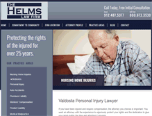 Tablet Screenshot of helmslaw.com